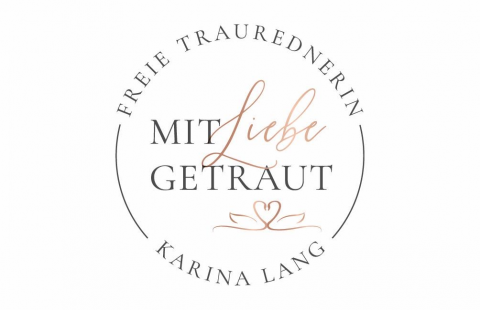 Mit Liebe getraut - Traurednerin Karina Lang, Trauredner Ismaning, Logo