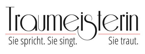 Die Traumeisterin - Sie singt. Sie spricht. Sie traut., Trauredner München, Logo