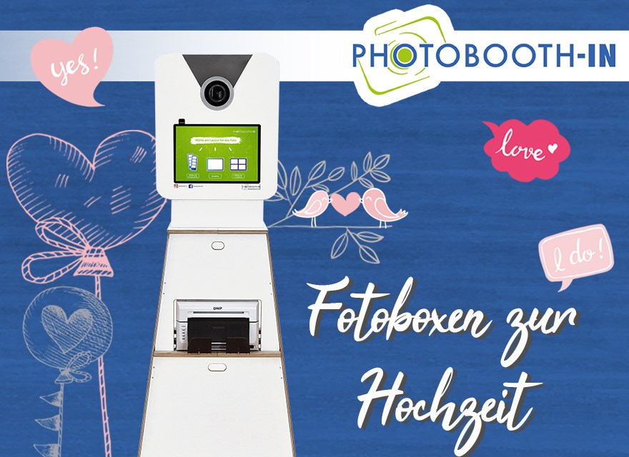 Fotobox zur Hochzeit, Fotobox mieten bei photobooth-in
