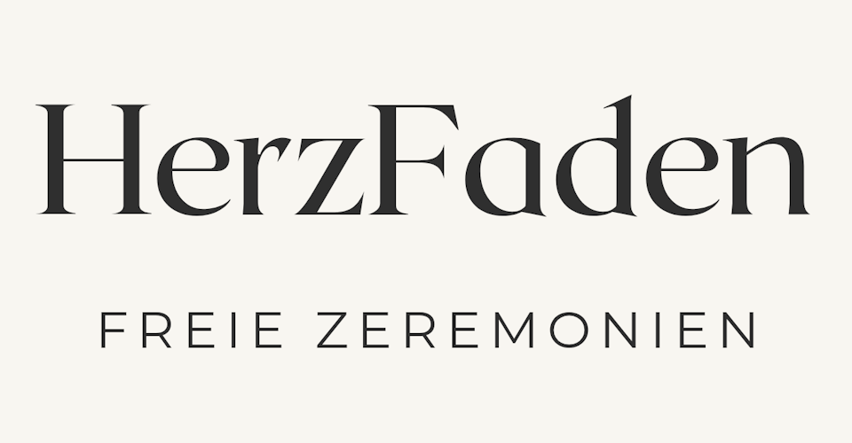 HerzFaden - Antonia Neubaur, Trauredner Stadl, Logo