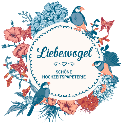 Liebesvogel | Lasercut-Hochzeitskarten & Pocketfolds, Hochzeitskarten München, Logo