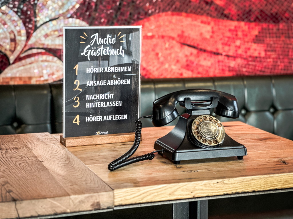 Altes Telefon als Gästetelefon